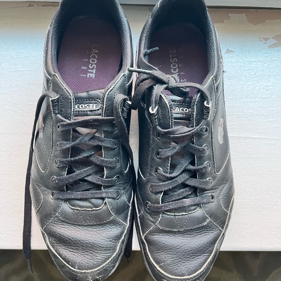 Men’s Lacoste tennis style sneakers size 9.5 - Picture 3 of 5